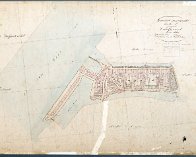 Dordrecht Binnenstad 1811-1832 rondom de Voorstraat-Noord en de Boogjes Kadaster Sectie E blad 1