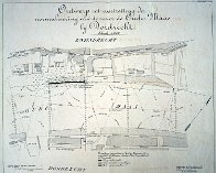Dordrecht Binnenstad 1875 plan normalisering Oude Maas