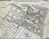Dordrecht Reeland 1933 Wantijpark ontwerp