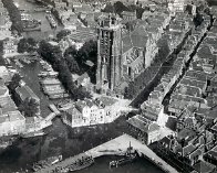 Dordrecht 1924 rondom de Grote Kerk