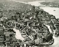 Dordrecht 1926 vanaf de Merwekade